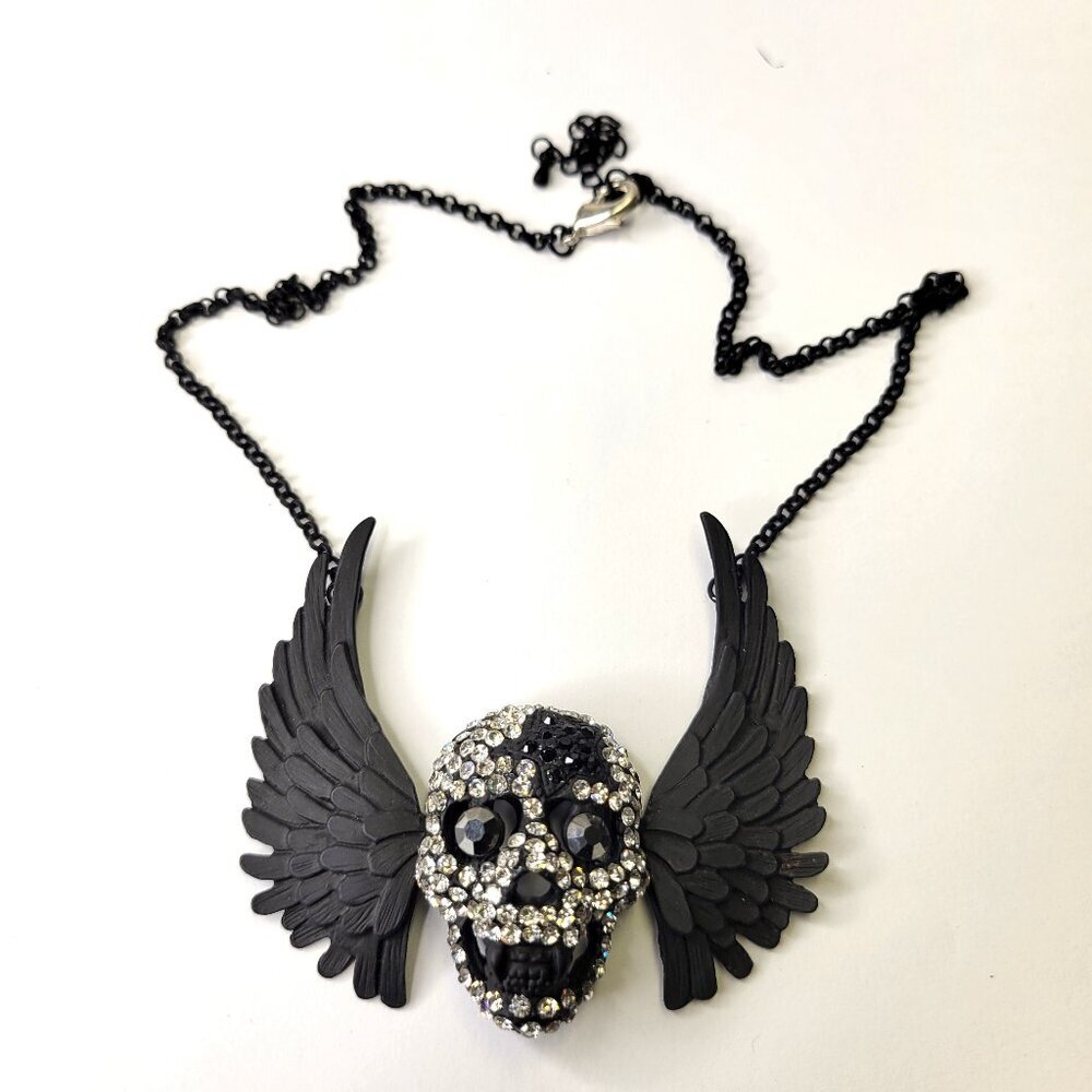Skull Necklace, Skull Pendant Choker Necklace - NEW